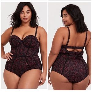 Torrid | 5x (DD/F) | leopard print bathing suit